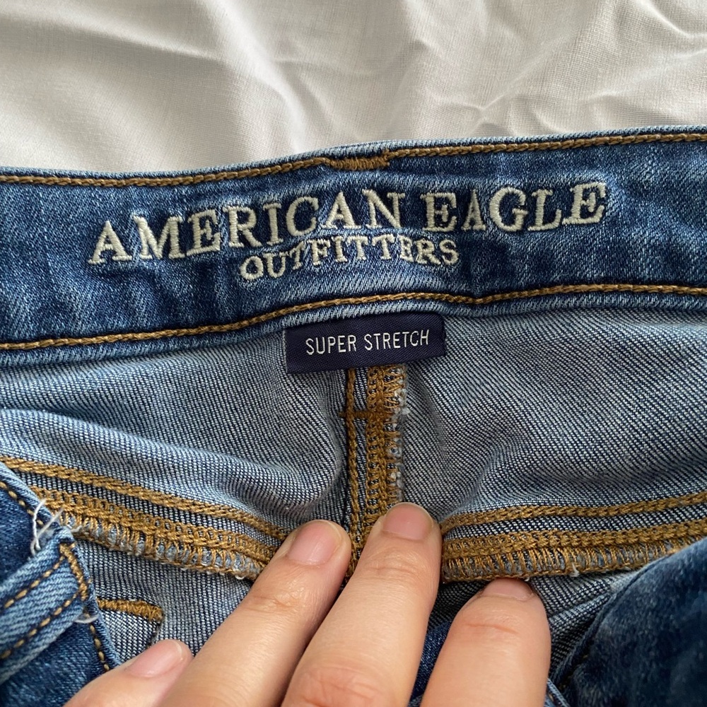Womens American Eagle Outfitters Blue Boot Cut Jeans - Picture 2 of 13